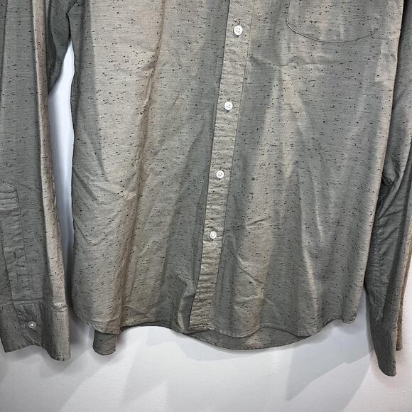 J Crew Mercantile Shirt Mens XL Green Gray Long Sleeve Button Down Casual Cotton - Picture 3 of 9